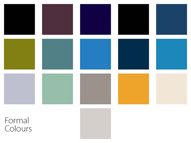 Formal Χρώματα για επαγγελματικά λογότυπα