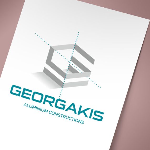 Λογότυπο για Κατασκευές Αλουμινίου Georgakis