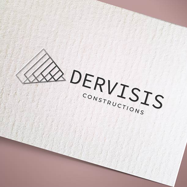 Λογότυπο για κατασκευαστική εταιρεία Dervisis